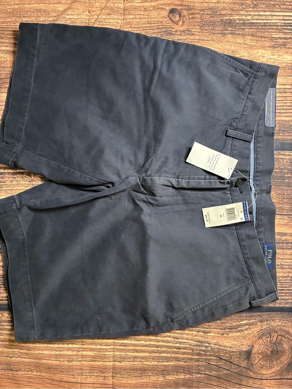 Polo by Ralph Lauren Men's Classic Navy Chino Shorts size 36